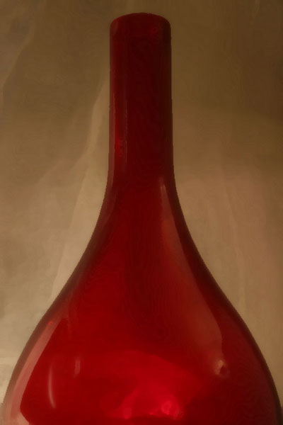 Red Vase #1 - pinhole image