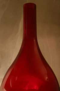 Red Vase #1 - digital pinhole photography